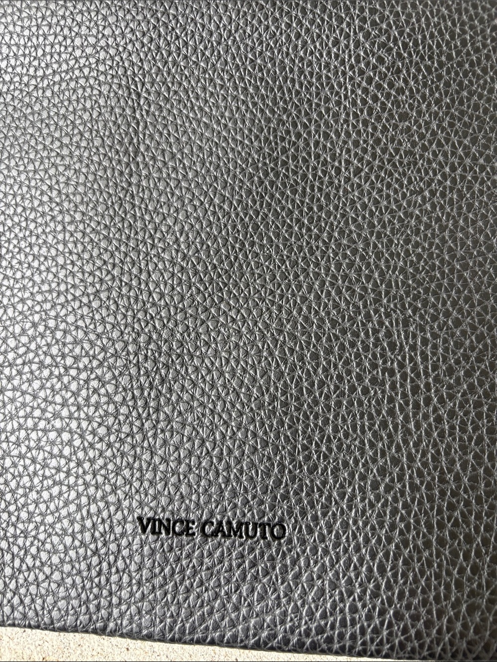 Vince Camuto Luck Black Tote with Gray Center Panel - Picture 8 of 9